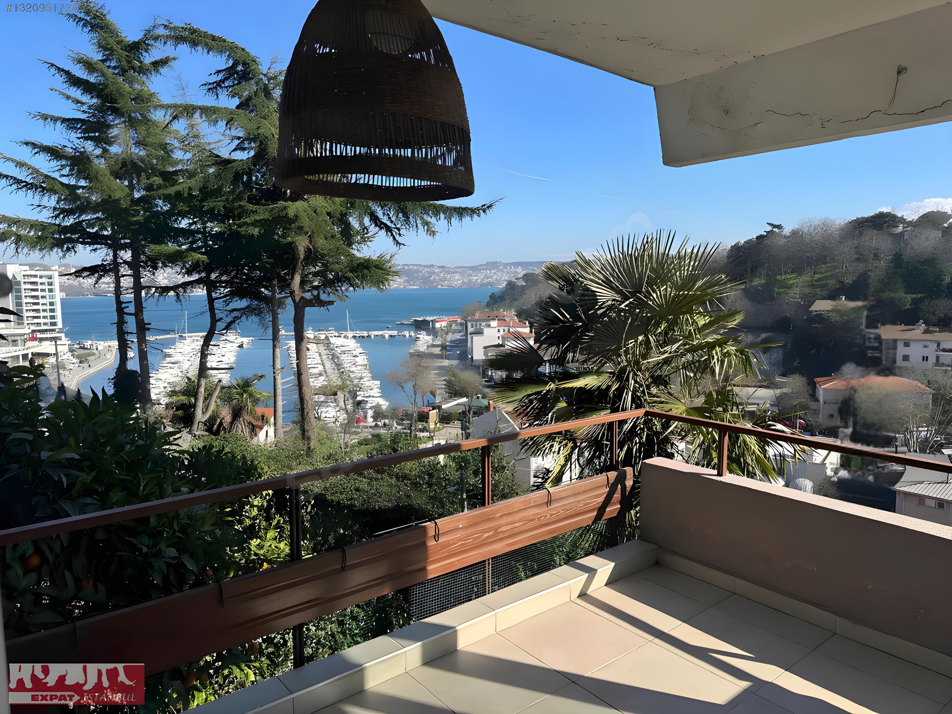 Bosphorus view from a Tarabya terrace